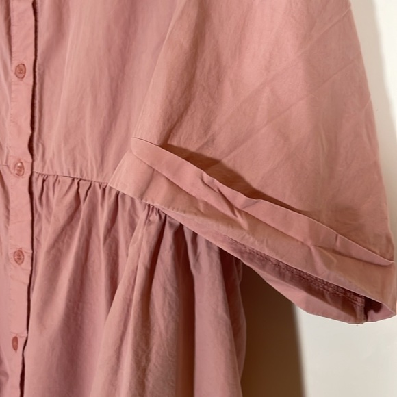 SHEIN Curve VCAY Plus Pink Shirt Dress 2XL #454 - Picture 3 of 11